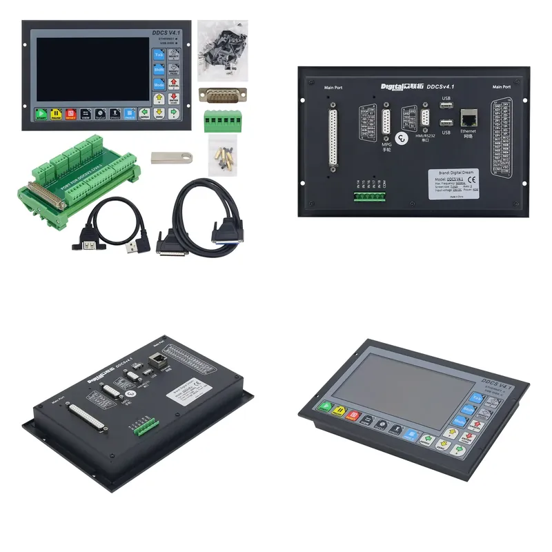 Ddcs V4.1 4 Axis Cnc Offline Controller - DDCS-V4.1 3-assige/4-assige standalone bewegingscontroller, offline controller,