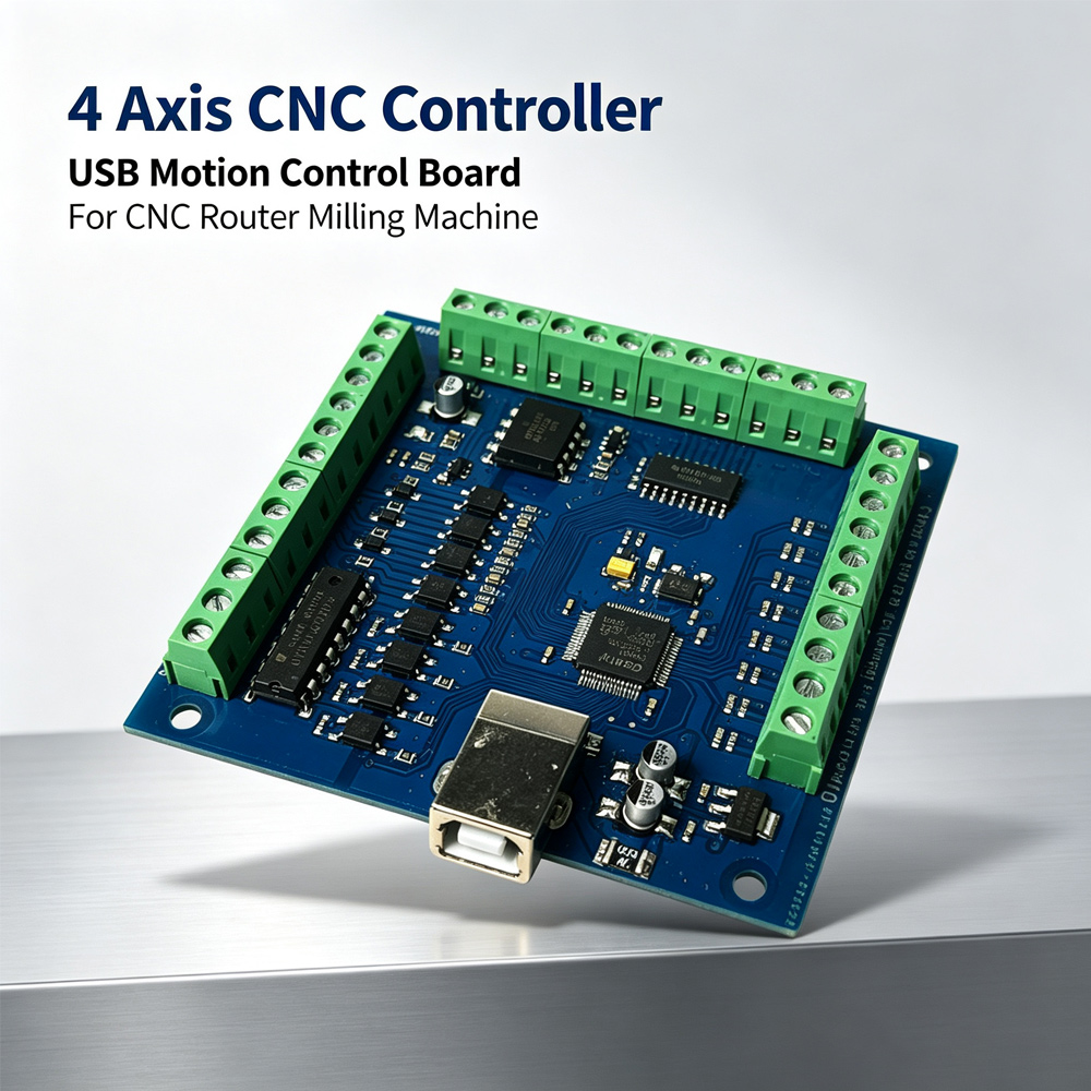 Mach3 Usb Cnc Controller 4 Axis 100Khz - CNC Bewegingsbesturingskaart MACH3 4-assige 100KHz USB