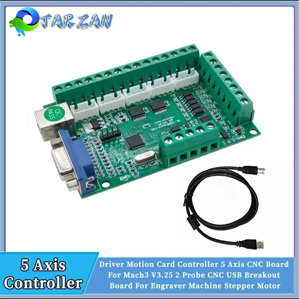 5 Axis Cnc Breakout Board Interface Mach3 - CNC 5-assige Mach3 Interface Board Breakout