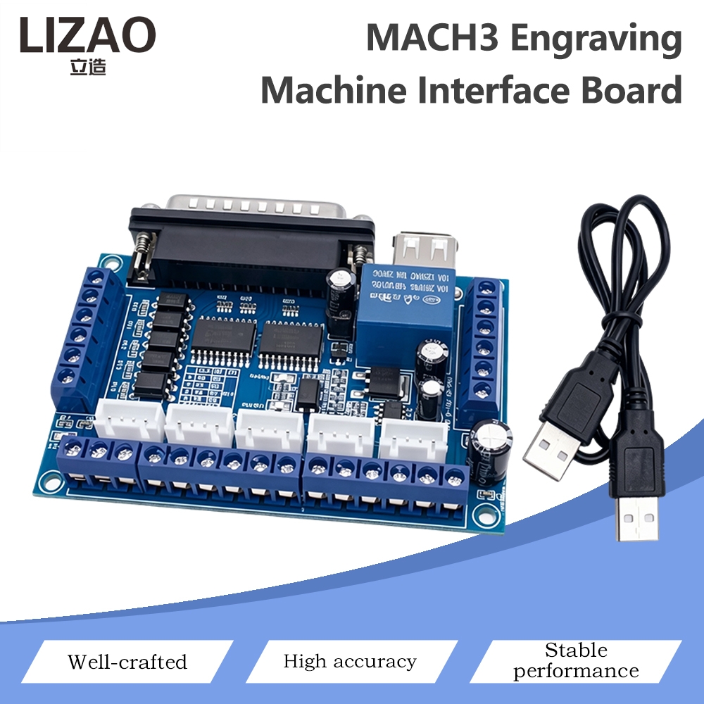 5 Axis Cnc Breakout Board Interface Mach3 - MACH3 CNC Breakout Board 5-assige parallelle