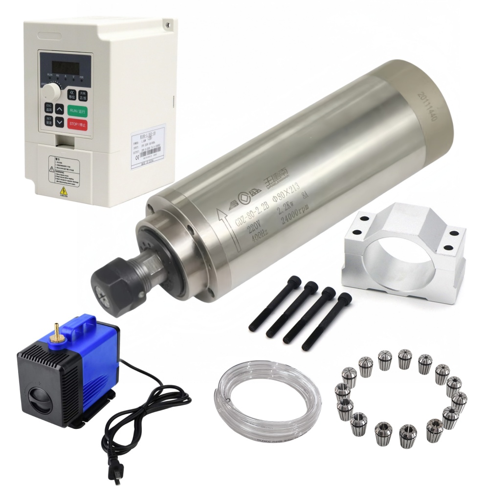 GDZ-80-2.2B 80mm 2.2KW ER20 Wa - 2.2Kw Water Cooled Spindle Kit Vfd recensie en prijs