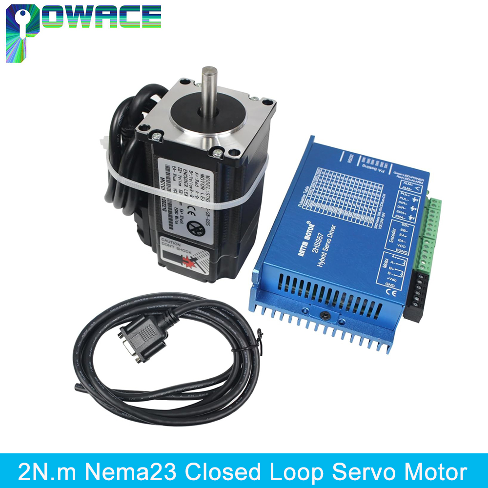 【EU】 2N.m Nema23 gesloten lus  - Nema 23 Closed Loop Stepper Motor Driver Kit recensie en prijs