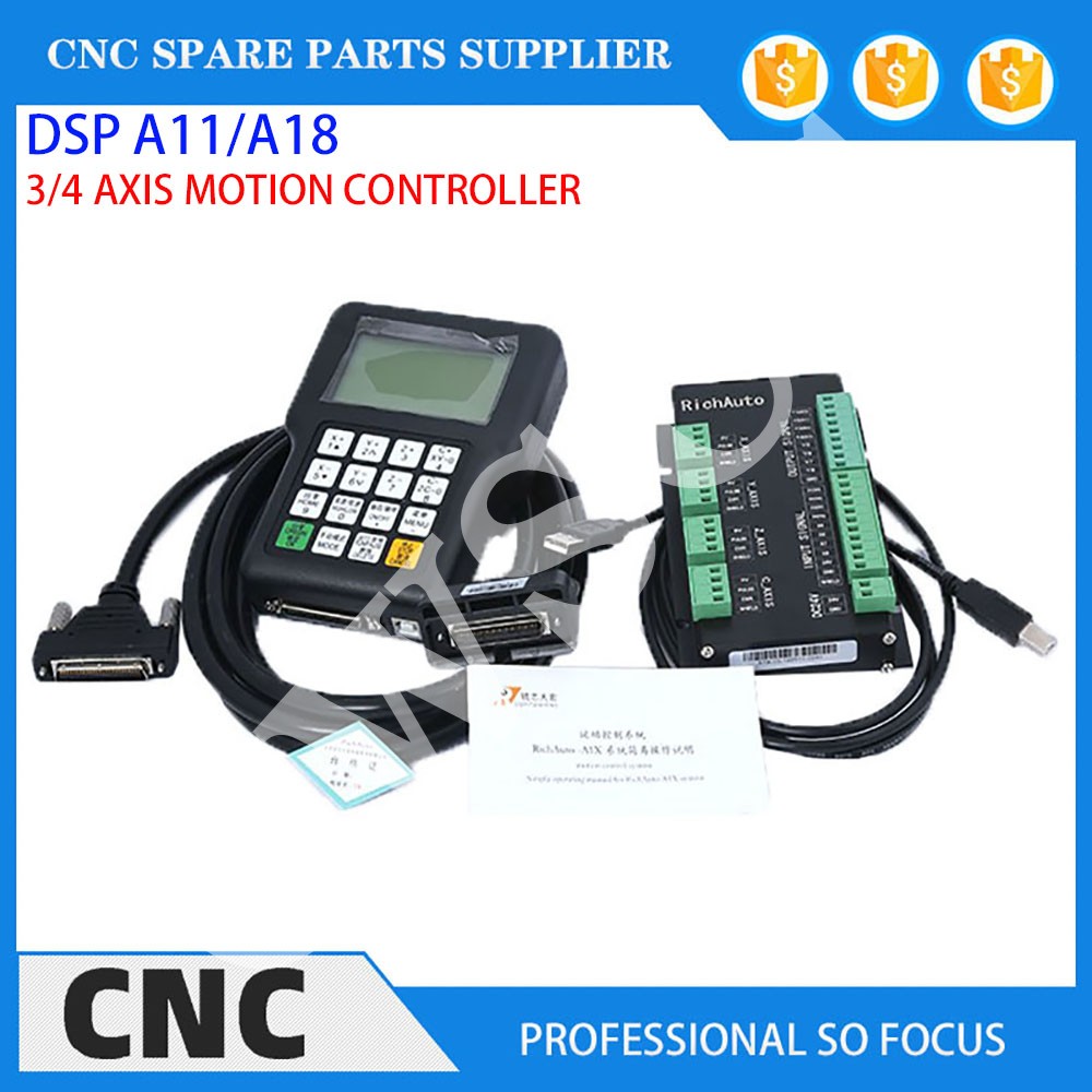 3-assige 4-assige CNC-bewerkin - Richauto A11 Dsp Controller 3 Axis recensie en prijs