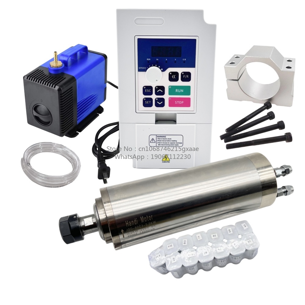 80MM 2,2KW ER20 Watergekoelde  - 2.2Kw Water Cooled Spindle Kit Vfd recensie en prijs