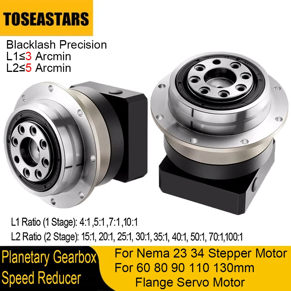 Hoge Precisie Spiraalvormige R - Planetary Gearbox Reducer Nema 23 34 recensie en prijs