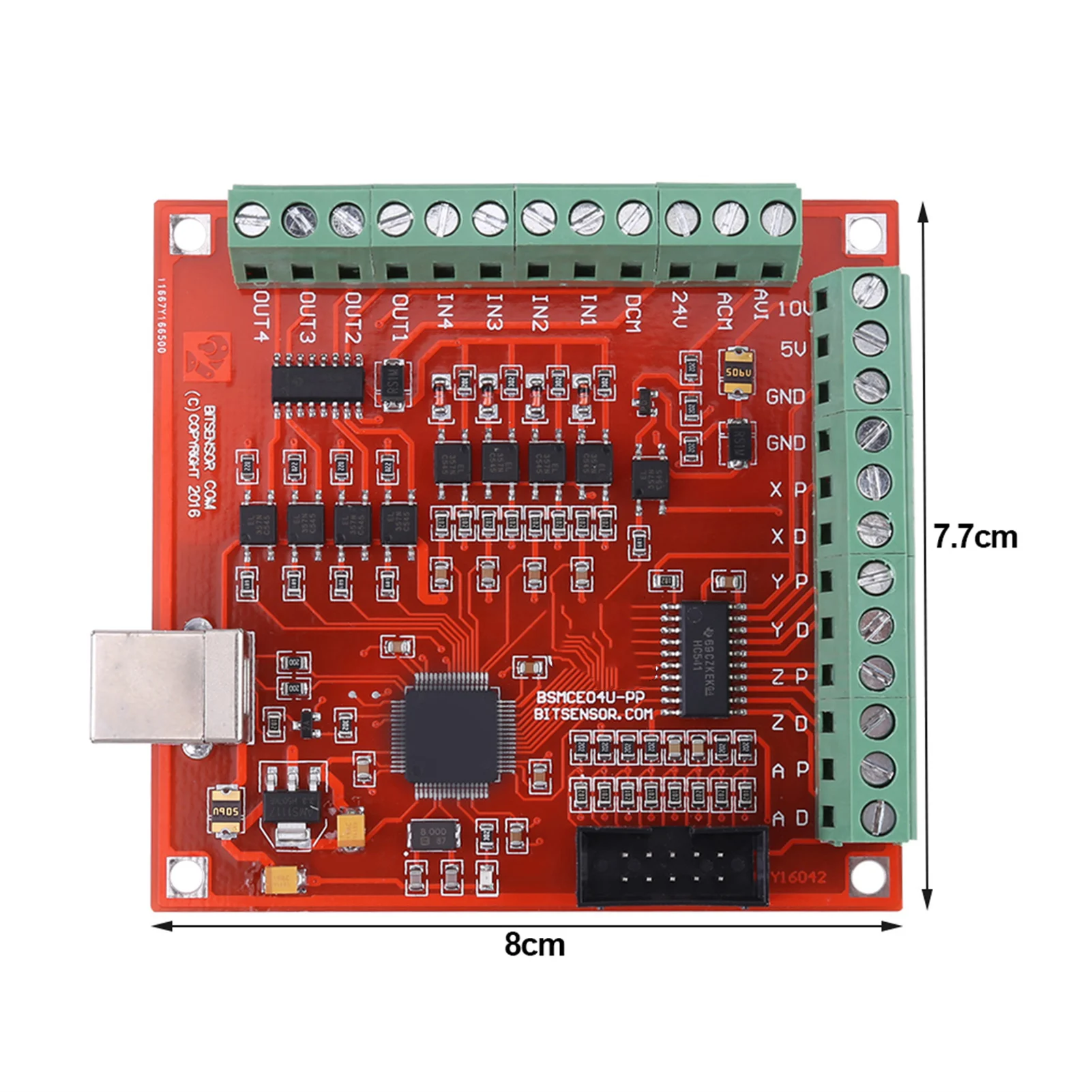 4-assige USB CNC-controllerkaa - Mach3 Usb Cnc Controller 4 Axis 100Khz recensie en prijs