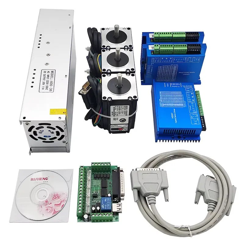 3-assige 2N.m Nema23 CNC Kit S - Nema 23 Closed Loop Stepper Motor Driver Kit recensie en prijs