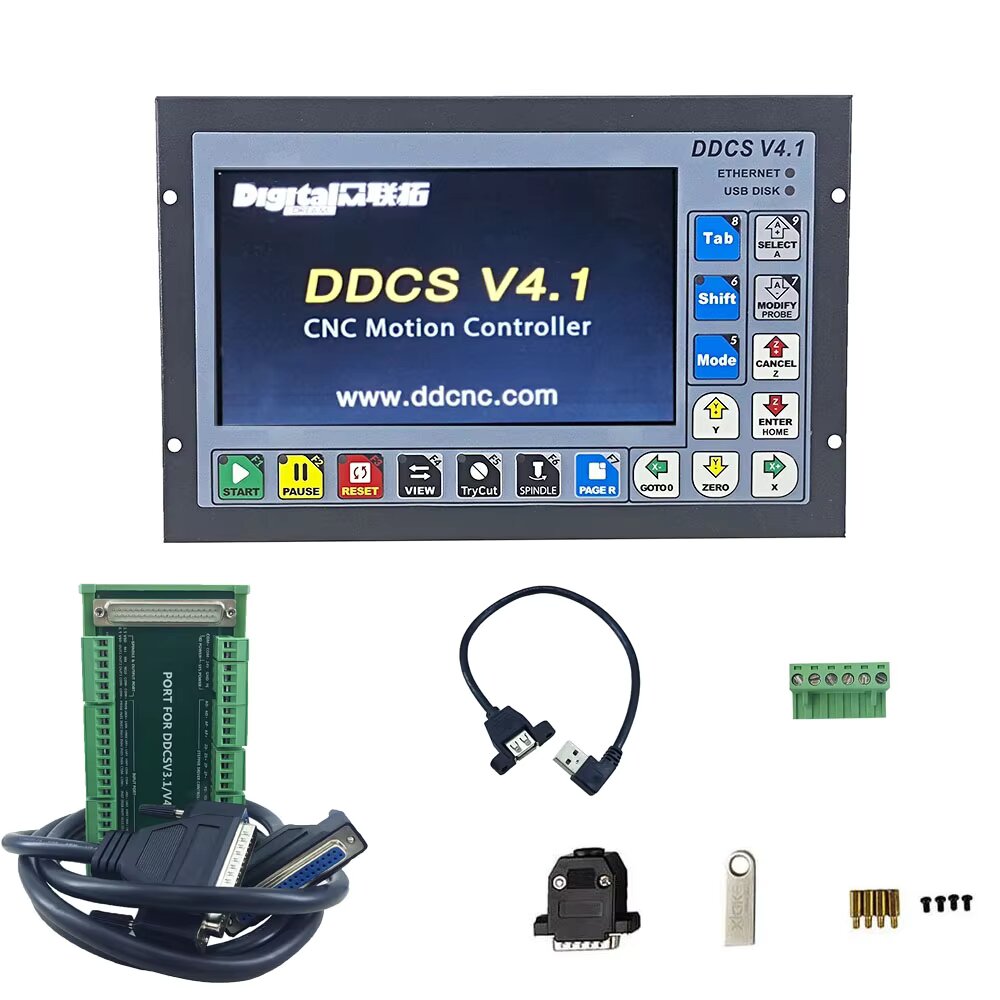 DDCS V4.1 Standalone Motion Co - Ddcs V4.1 4 Axis Cnc Offline Controller recensie en prijs