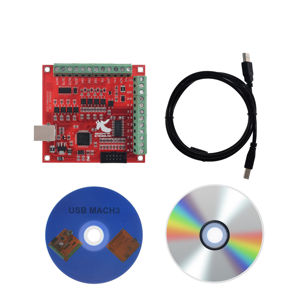 Breakout Board CNC USB MACH3 4 - Mach3 Usb Cnc Controller 4 Axis 100Khz recensie en prijs