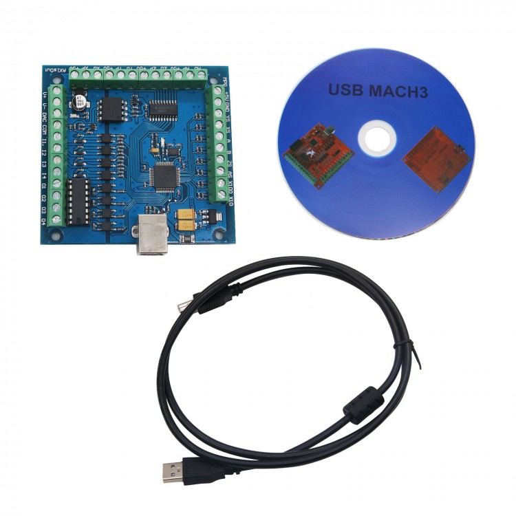 MACH3 4-assige USB CNC-control - Mach3 Usb Cnc Controller 4 Axis 100Khz recensie en prijs