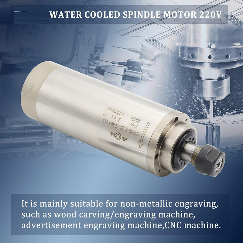 2.2KW 1.5KW CNC Spindel Motor  - Er20 Collet Chuck Spindle Motor 220V recensie en prijs